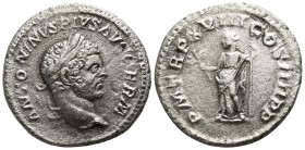 Caracalla AD 211-217. Rome. Denarius AR
