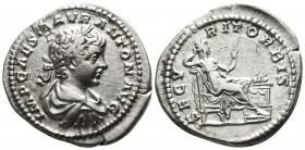 Caracalla AD 211-217. Rome. Denarius AR