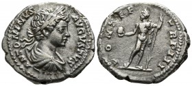 Caracalla AD 211-217. Rome. Denarius AR