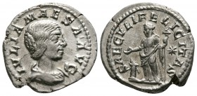 Julia Maesa AD 218-224. Rome. Denarius AR