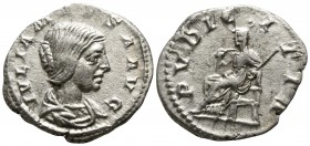 Julia Maesa AD 218-224. Rome. Denarius AR