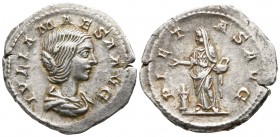 Julia Maesa AD 218-224. Rome. Denarius AR