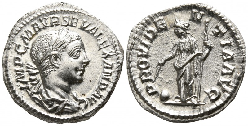 Severus Alexander AD 222-235. Rome
Denarius AR

18mm., 3,04g.

IMP C M AVR ...