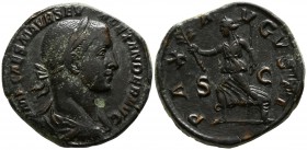 Severus Alexander AD 222-235. Rome. Sestertius Æ