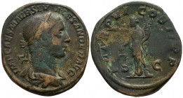 Severus Alexander AD 222-235. Rome. Sestertius Æ