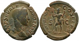 Severus Alexander AD 222-235. Rome. Sestertius Æ