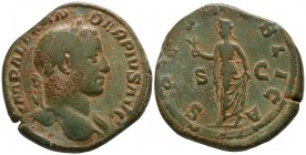 Severus Alexander AD 222-235. Rome. Sestertius Æ