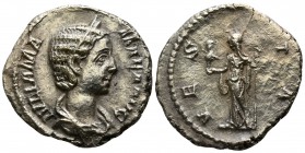Julia Mamaea AD 225-235. Rome. Denarius AR