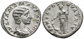 Julia Mamaea AD 225-235. Rome. Denarius AR