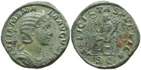Julia Mamaea AD 225-235. Rome. Sestertius Æ