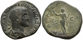 Maximinus I Thrax AD 235-238. Rome. Sestertius Æ