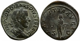 Gordian III. AD 238-244. Rome. Sestertius Æ
