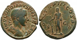 Gordian III. AD 238-244. Rome. Sestertius Æ