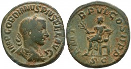 Gordian III. AD 238-244. Rome. Sestertius Æ