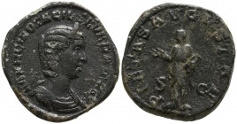 Otacilia Severa AD 244-249. Rome. Sestertius Æ