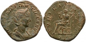 Herennia Etruscilla AD 249-251. Rome. Sestertius Æ