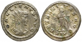 Gallienus AD 253-268. Antioch. Antoninianus Æ silvered