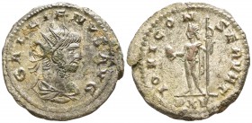 Gallienus AD 253-268. Antioch. Antoninianus Æ silvered