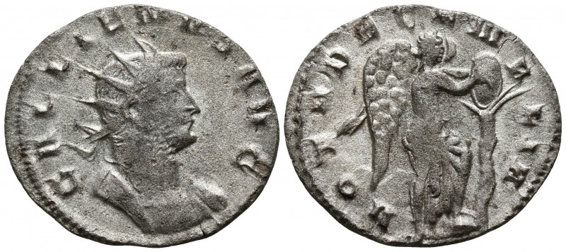 Gallienus AD 253-268. Mediolanum
Antoninianus AR

21mm., 2,37g.

GALLIENVS ...
