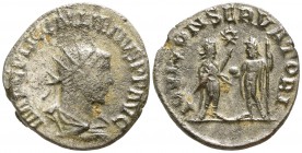 Gallienus AD 253-268. Samosata. Antoninianus Æ silvered