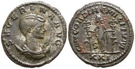 Severina AD 270-275. Rome. Antoninianus Æ silvered