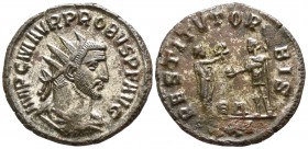 Probus AD 276-282. Antioch. Antoninianus Æ silvered