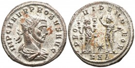 Probus AD 276-282. Serdica. Antoninianus Æ silvered
