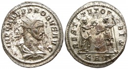Probus AD 276-282. Serdica. Antoninianus Æ silvered