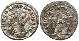 Probus AD 276-282. Tripolis. Antoninianus Æ silvered