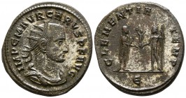 Carus AD 282-283. Cyzicus. Antoninianus Æ silvered
