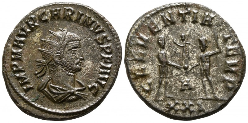 Carinus AD 283-285. Cyzicus
Antoninianus Æ silvered

20mm., 3,97g.

IMP M A...