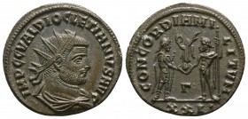 Diocletian AD 284-305. Cyzicus. Antoninianus Æ