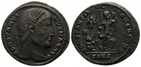 Constantinus I the Great AD 306-336. Constantinople. Follis Æ