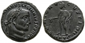 Licinius I AD 308-324. Cyzicus. Follis Æ