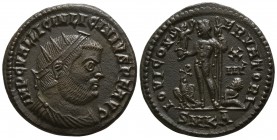 Licinius I AD 308-324. Cyzicus. Follis Æ