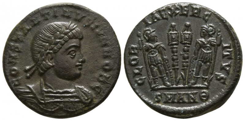 Constantinus II AD 316-337. Antioch
Nummus Æ

16mm., 2,50g.

CONSTANTINVS I...