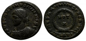 Constantinus II AD 316-337. Thessalonica. Follis Æ