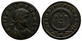 Crispus AD 317-326. Aquileia. Follis Æ