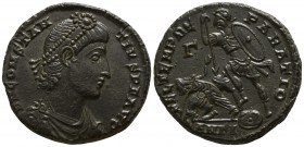 Constantius II AD 337-361. Antioch. Follis Æ