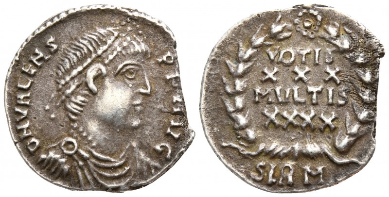 Valens AD 364-378. Sirmium
Siliqua AR

15mm., 1,81g.

D N VALENS P F AVG, p...