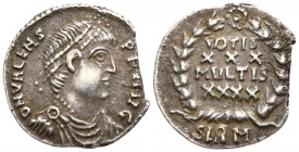 Valens AD 364-378. Sirmium. Siliqua AR