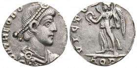 Theodosius I. AD 379-395. Aquileia. Half Siliqua AR