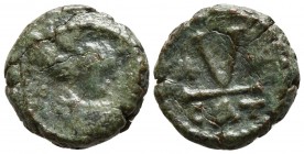 Maurice Tiberius. AD 582-602. Catania. Pentanummium Æ
