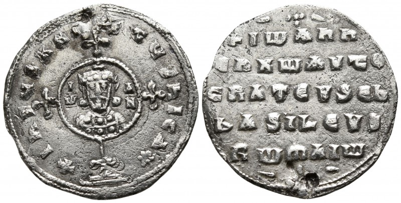 John I Tzimisces AD 969-976. Constantinople
Miliaresion AR

22mm., 1,72g.

...