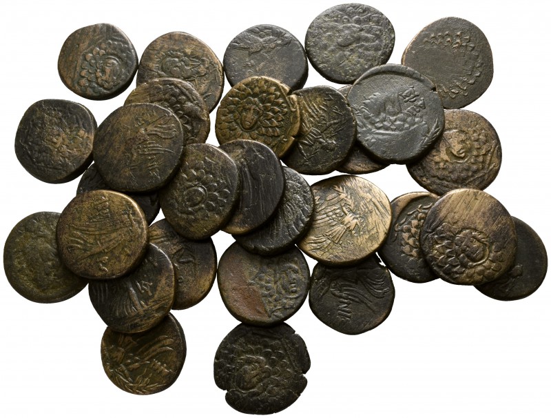 Lot of 30 greek bronze coins from Pontos / SOLD AS SEEN, NO RETURN!

nearly ve...