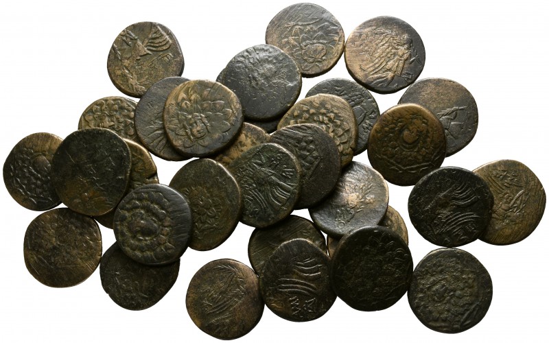 Lot of 31 greek bronze coins from Pontos / SOLD AS SEEN, NO RETURN!

nearly ve...