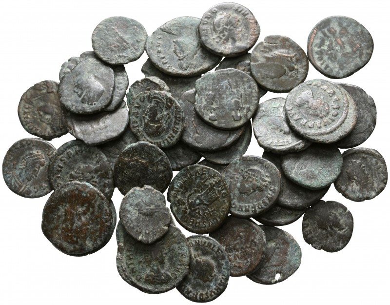 Lot of ca. 40 late roman follis / SOLD AS SEEN, NO RETURN!

nearly very fine