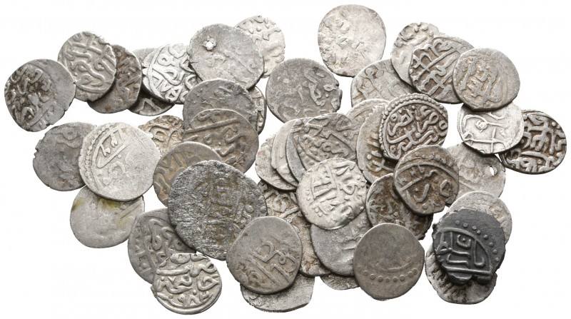 Lot of ca. 48 islamic silver akce / SOLD AS SEEN, NO RETURN!

very fine