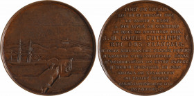 Louis-Philippe Ier, livraison du bassin du Port de Calais, 1842 (1842-1845) Paris
Vue du bassin du Port de Calais, avec un navire ; signature DUBOIS ...