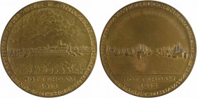 Pays-Bas, centenaire de l'indépendance (port de Rotterdam), 1813-1913
A/DE ZON NEEG NUTER KIM, RAS ZONK ZEIN' TAKLIG DUISTER
Vue de la baie de Rotte...